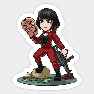 Tokyo Money Heist Sticker